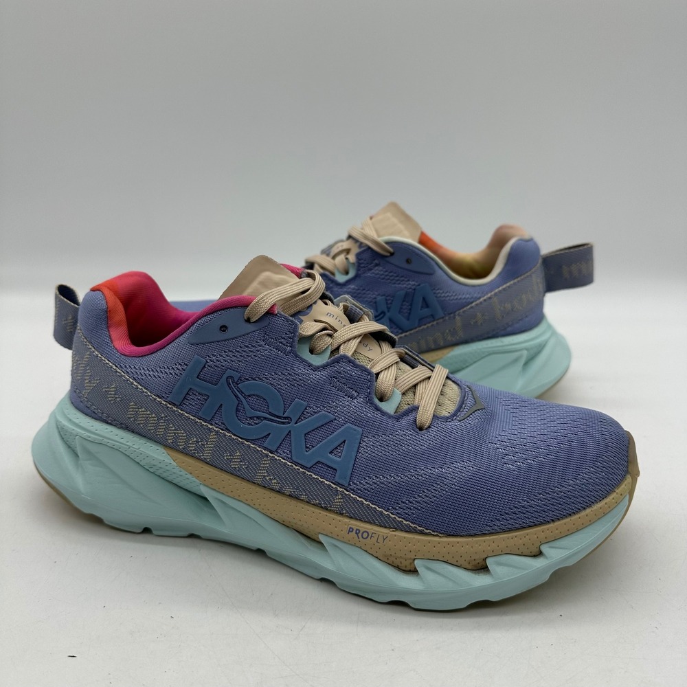 Hoka One One 1126853 PIBG Womens Size 7 Mental Health U Elevon 2 Running Shoes